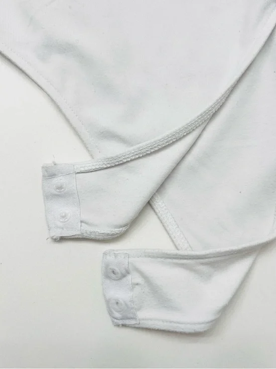 Zara Women’s Medium Halter Neck Polyamide Bodysuit, White - Picture 6 of 6